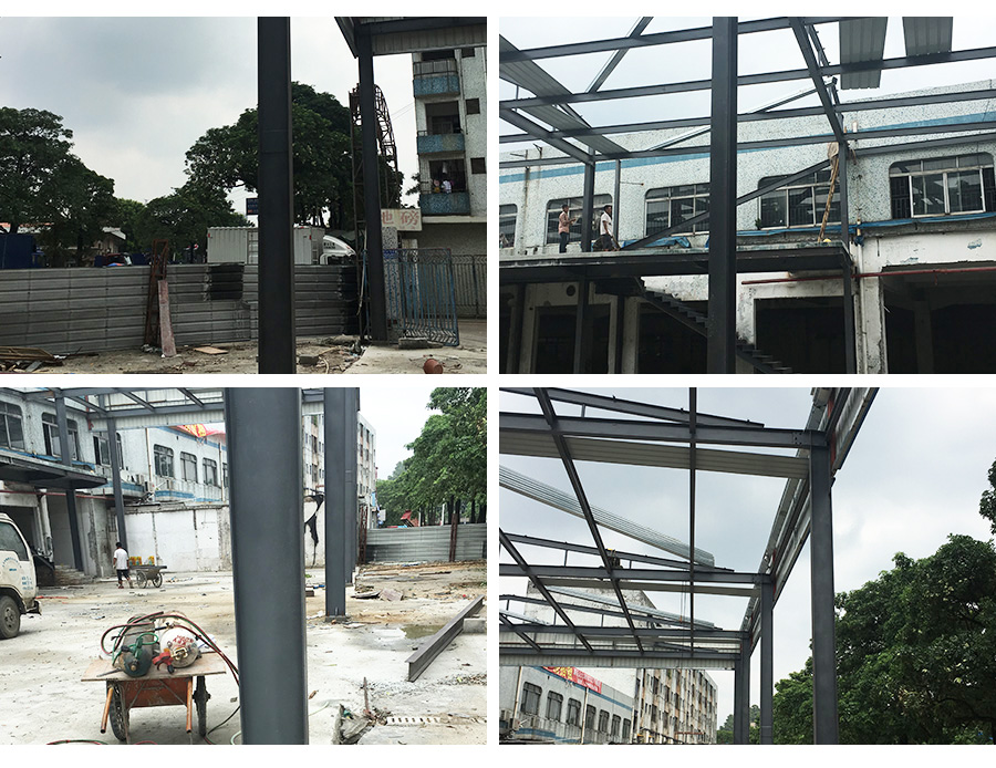 4S店明框极悦建筑项目施工进行时