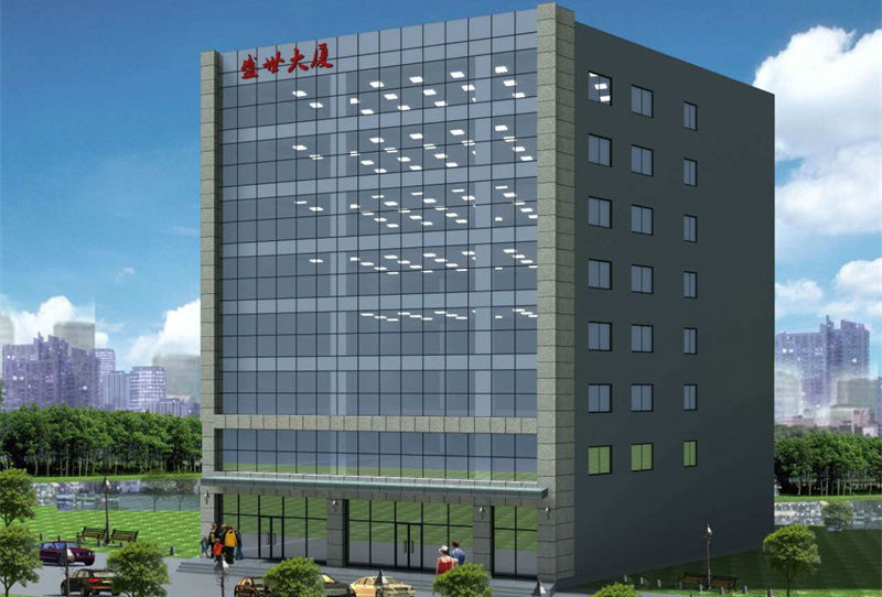 隐框极悦办公楼项目设计效果图