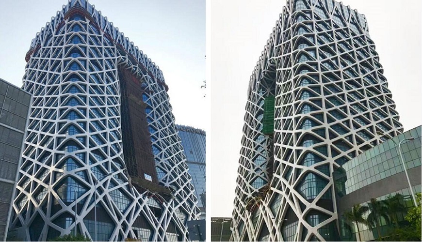 澳门沐梵世酒店玻璃铝板极悦工程