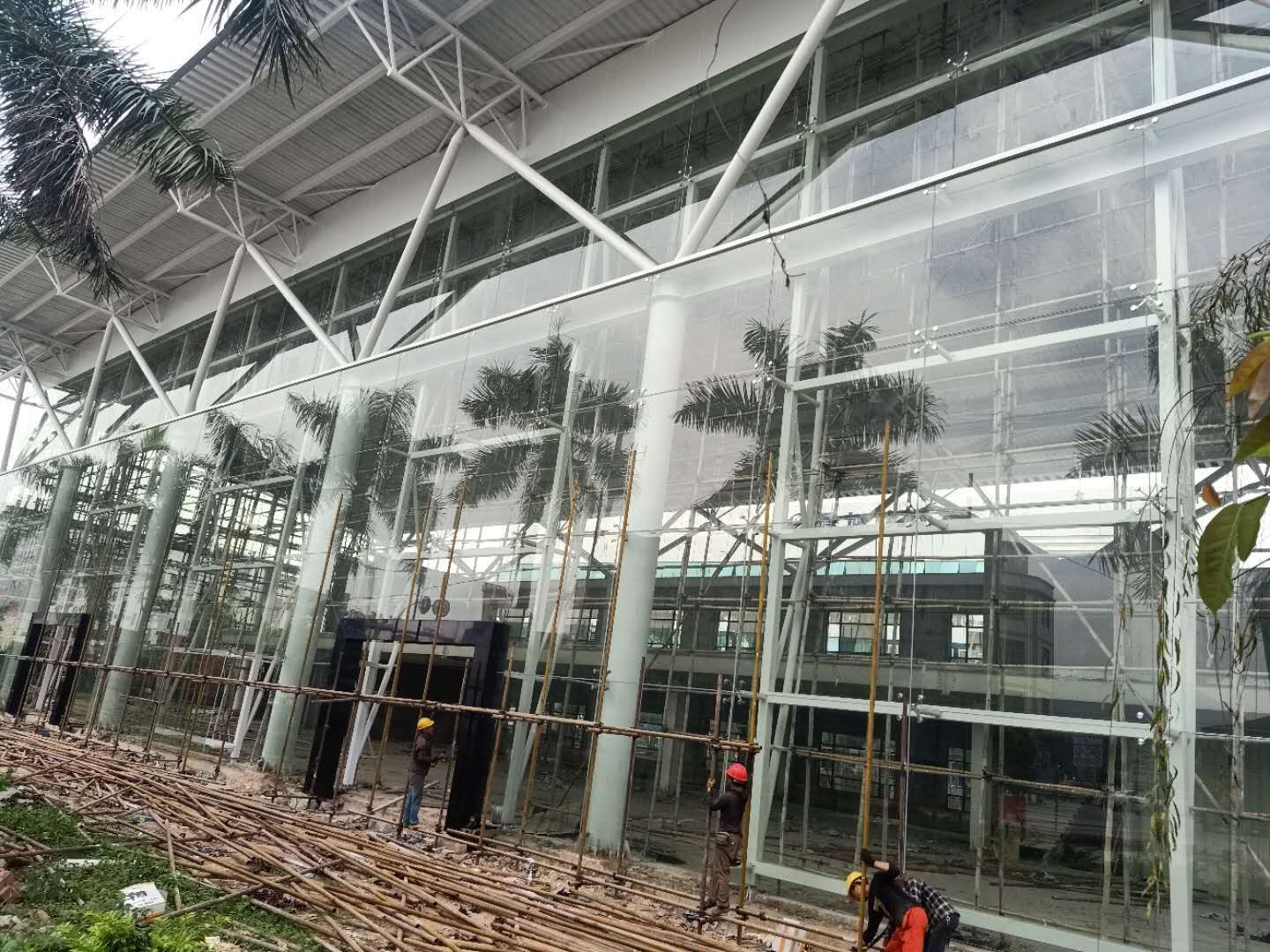 点式极悦钢结构在建中